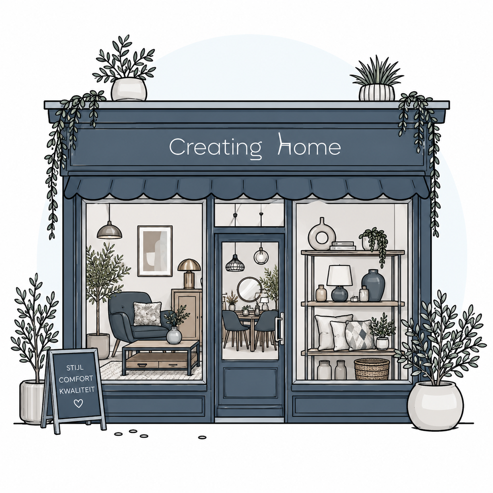Creating Home storefront illustration