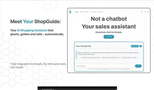 ShopGuide – AI-Powered Shopify Personalization App